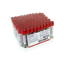 Tubo tapón rojo 6ml hemogar c/100 Vacutainer