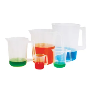Vaso graduado boca amplia de 250ml. Modelo CRM-0016E
